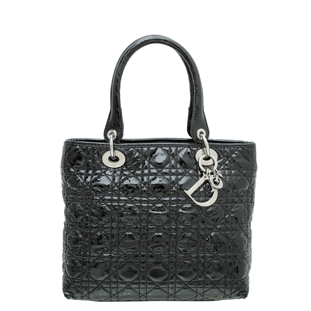 Christian Dior Black Cannage Soft Lady Dior Bag