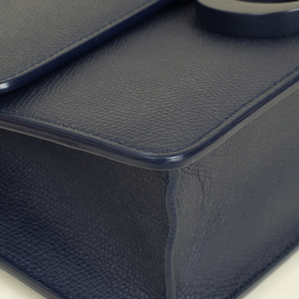 Christian Dior Indigo Blue 30 Montaigne Flap Shoulder Bag