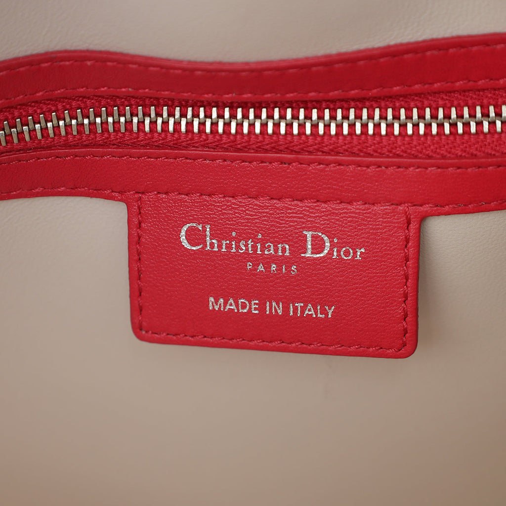 Christian Dior Bicolor Lady Dior Large Bag
