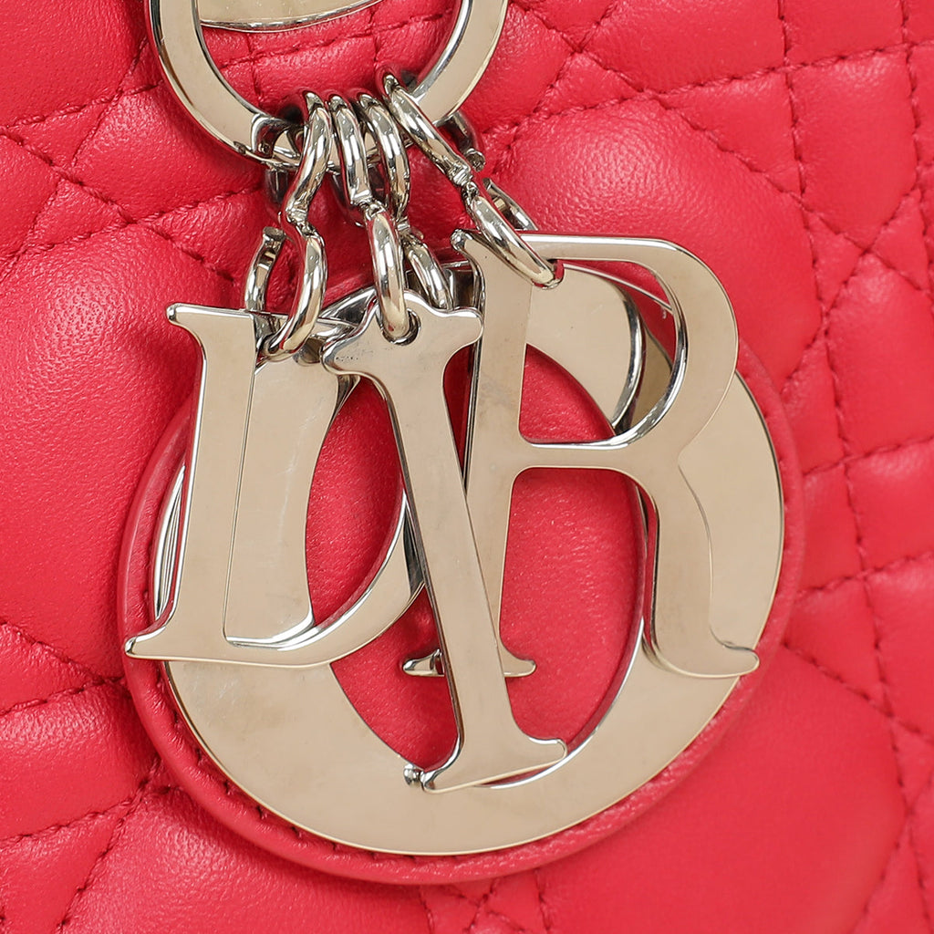 Christian Dior Bicolor Lady Dior Large Bag