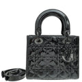 Christian Dior So Black Ultra Glossy Lady Dior Small Bag