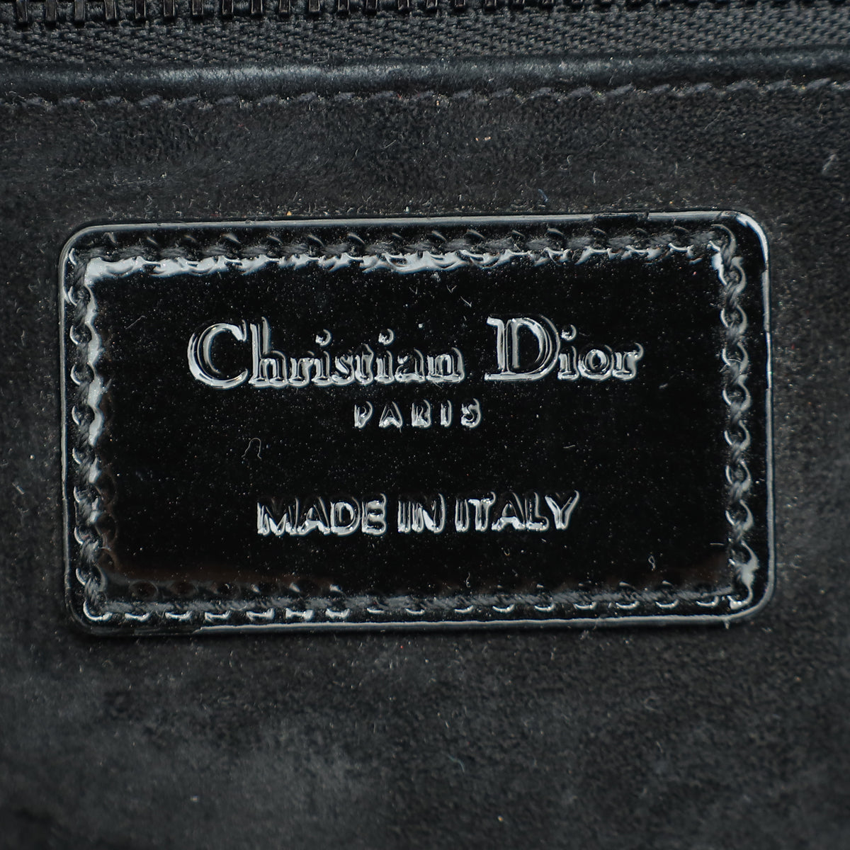 Christian Dior So Black Ultra Glossy Lady Dior Small Bag