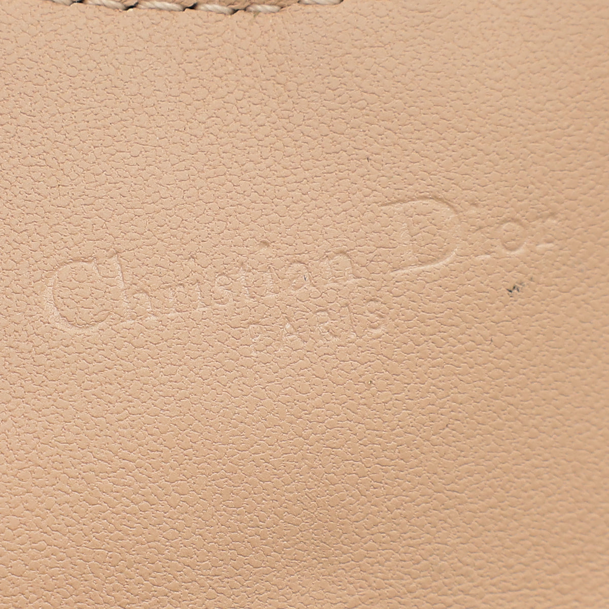 Christian Dior Blush Nano Saddle Chain Pouch