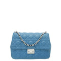 Christian Dior Blue Miss Dior Flap Medium Chain Bag