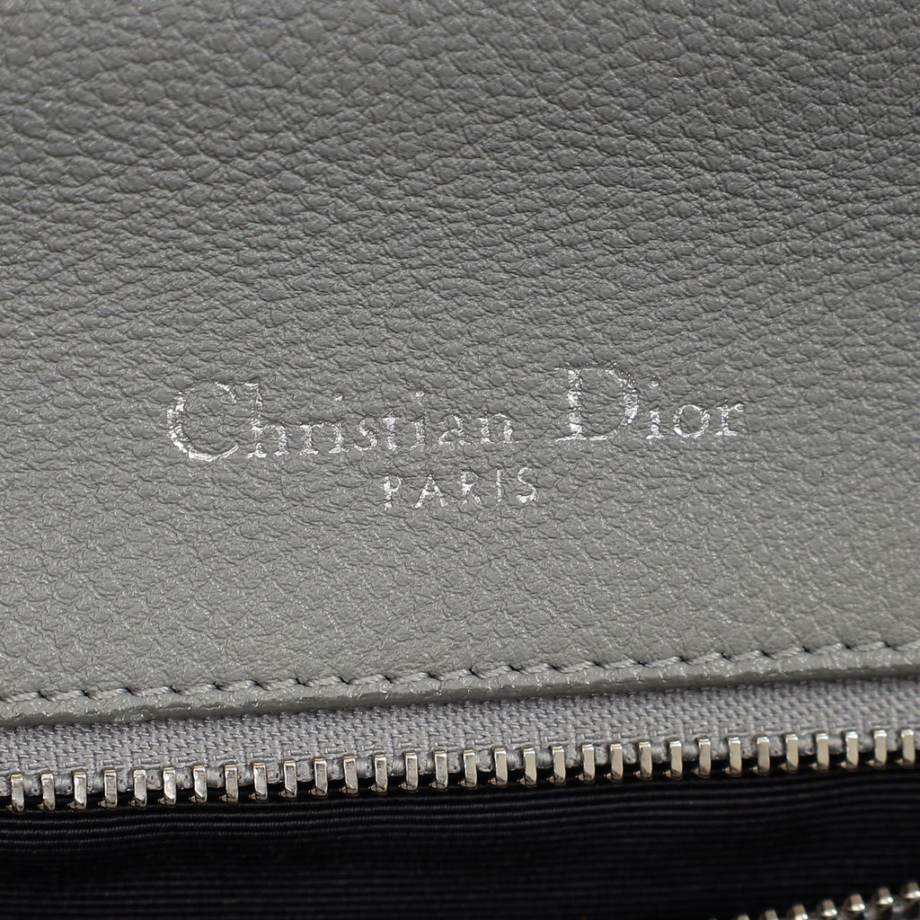 Christian Dior Grey Diorama Flap Shoulder Bag