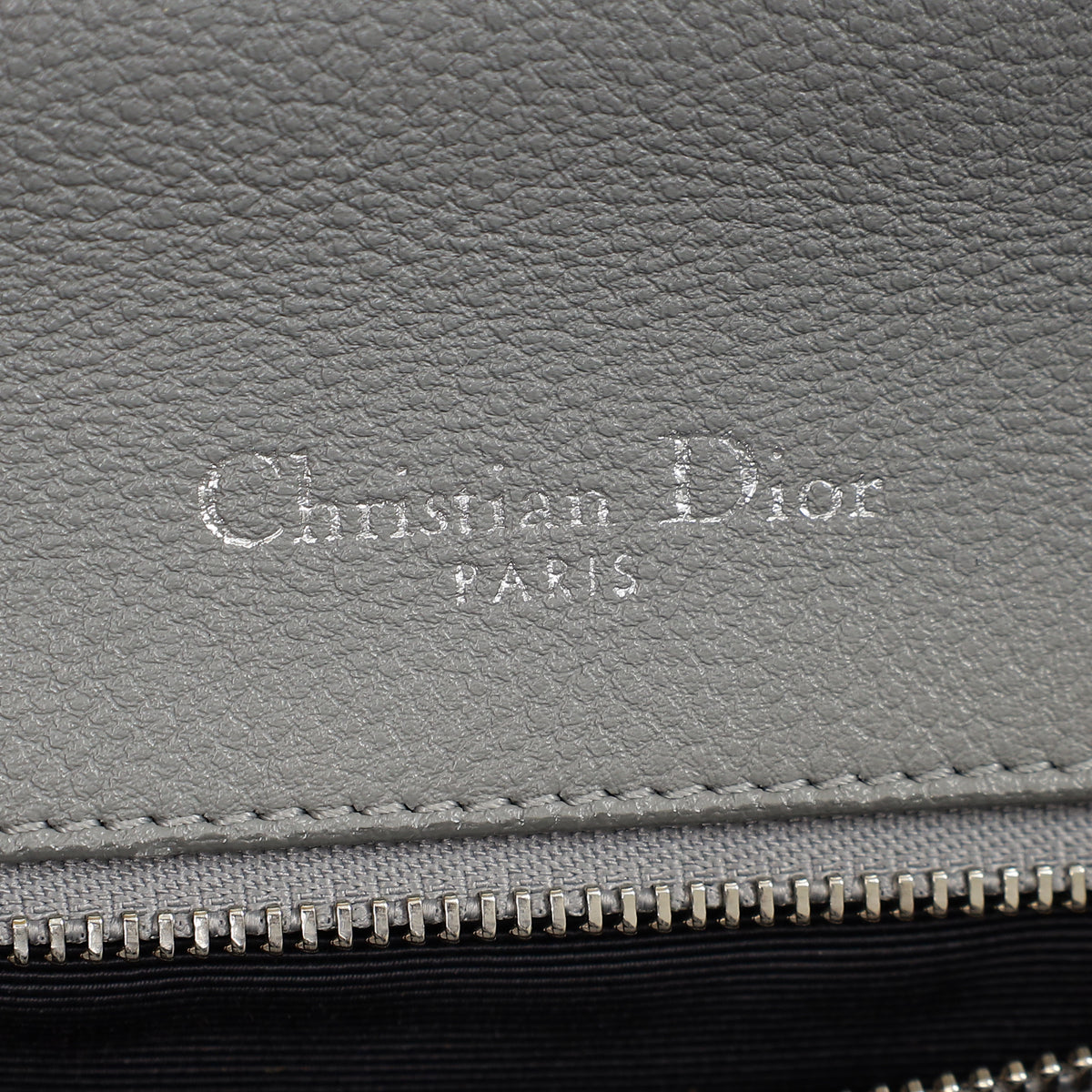 Christian Dior Grey Diorama Flap Shoulder Bag