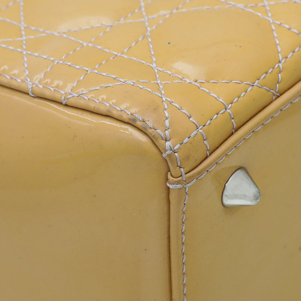 Christian Dior Beige Lady Dior Medium Bag