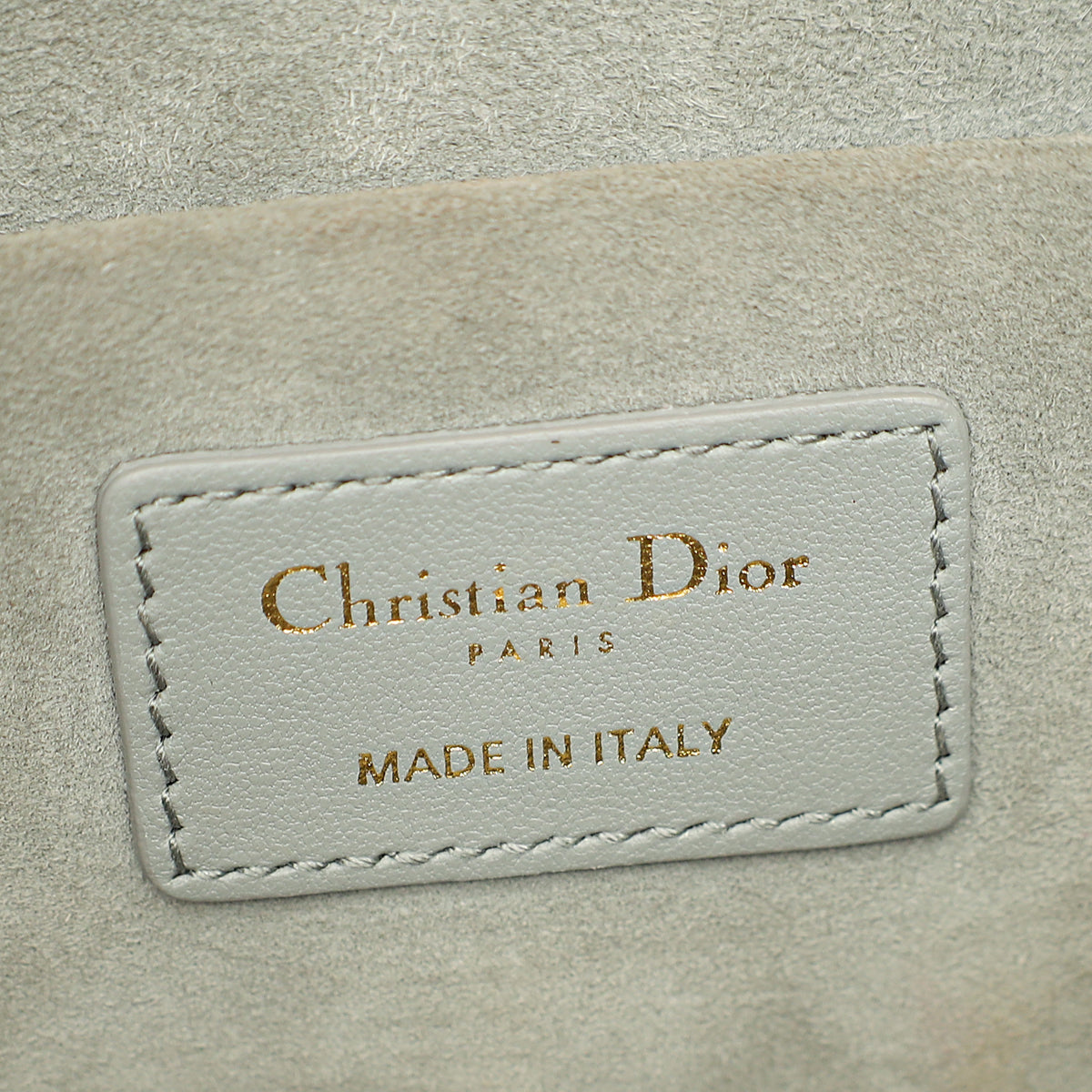 Christian Dior Grey Cannage Diortravel Small Vanity Case