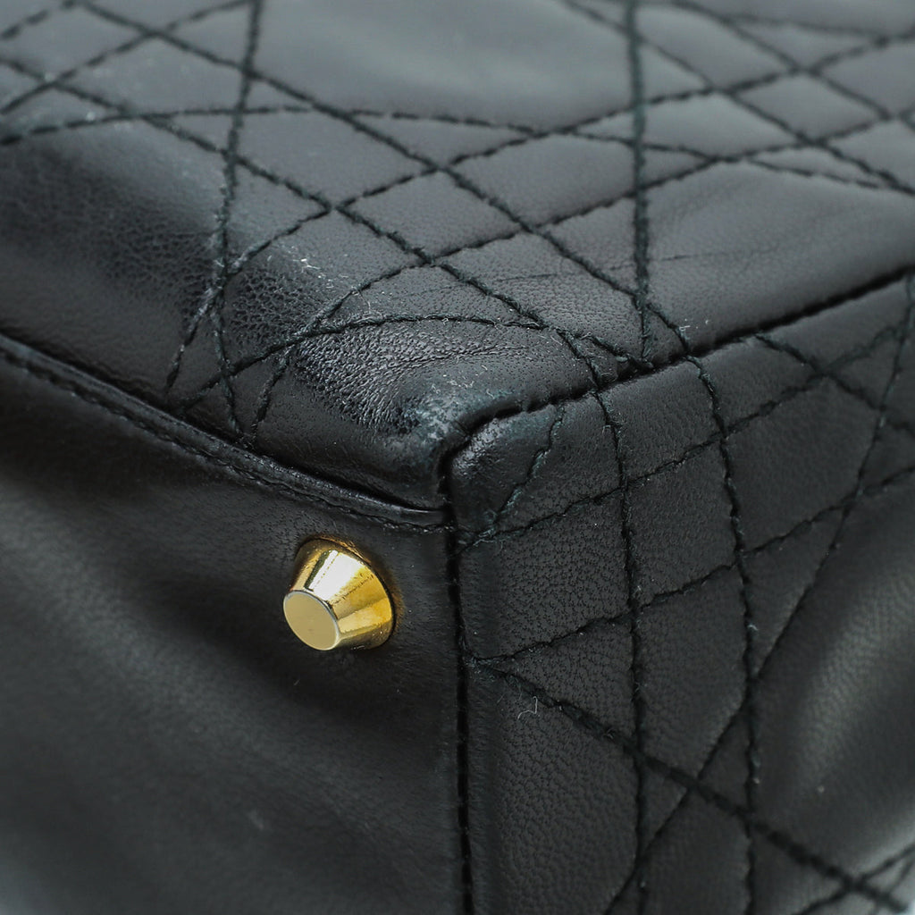 Christian Dior Black Lady Dior Mini Bag