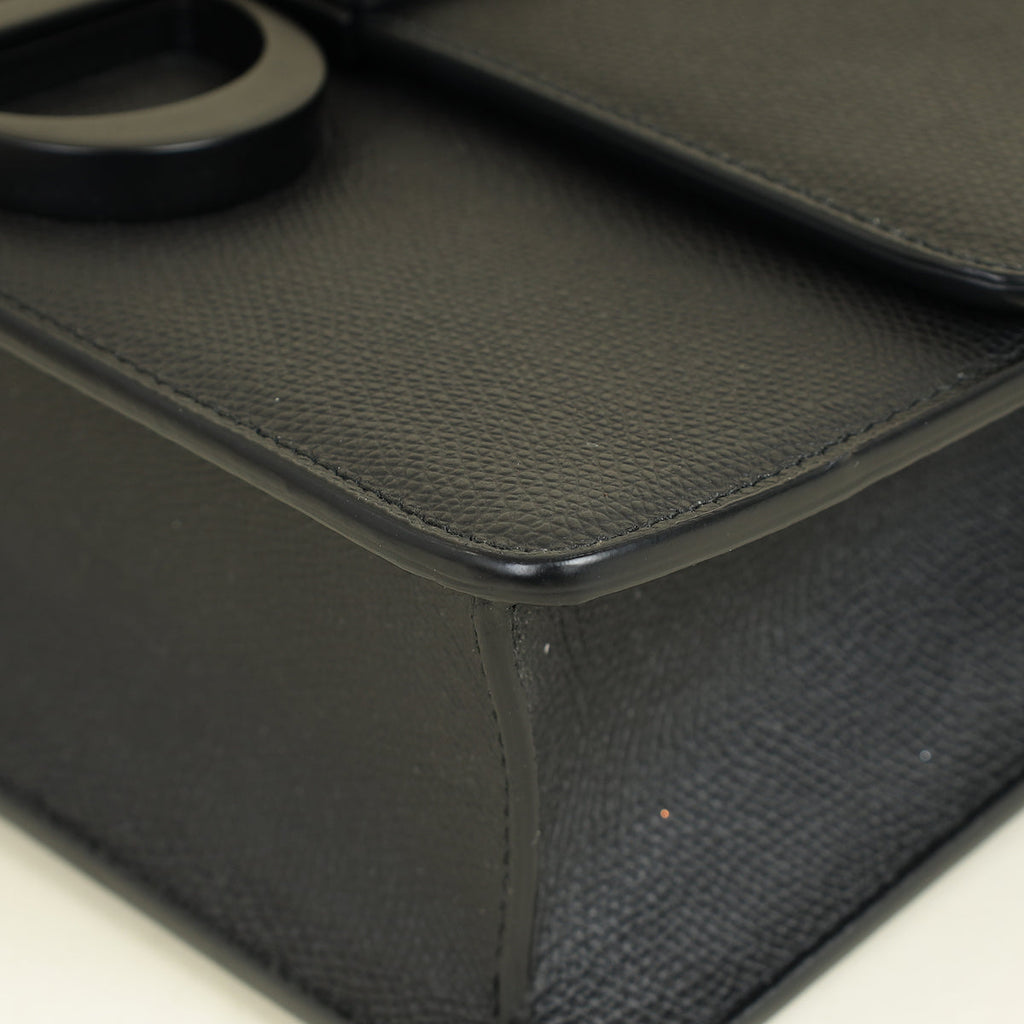 Christian Dior Black 30 Montaigne Shoulder Bag
