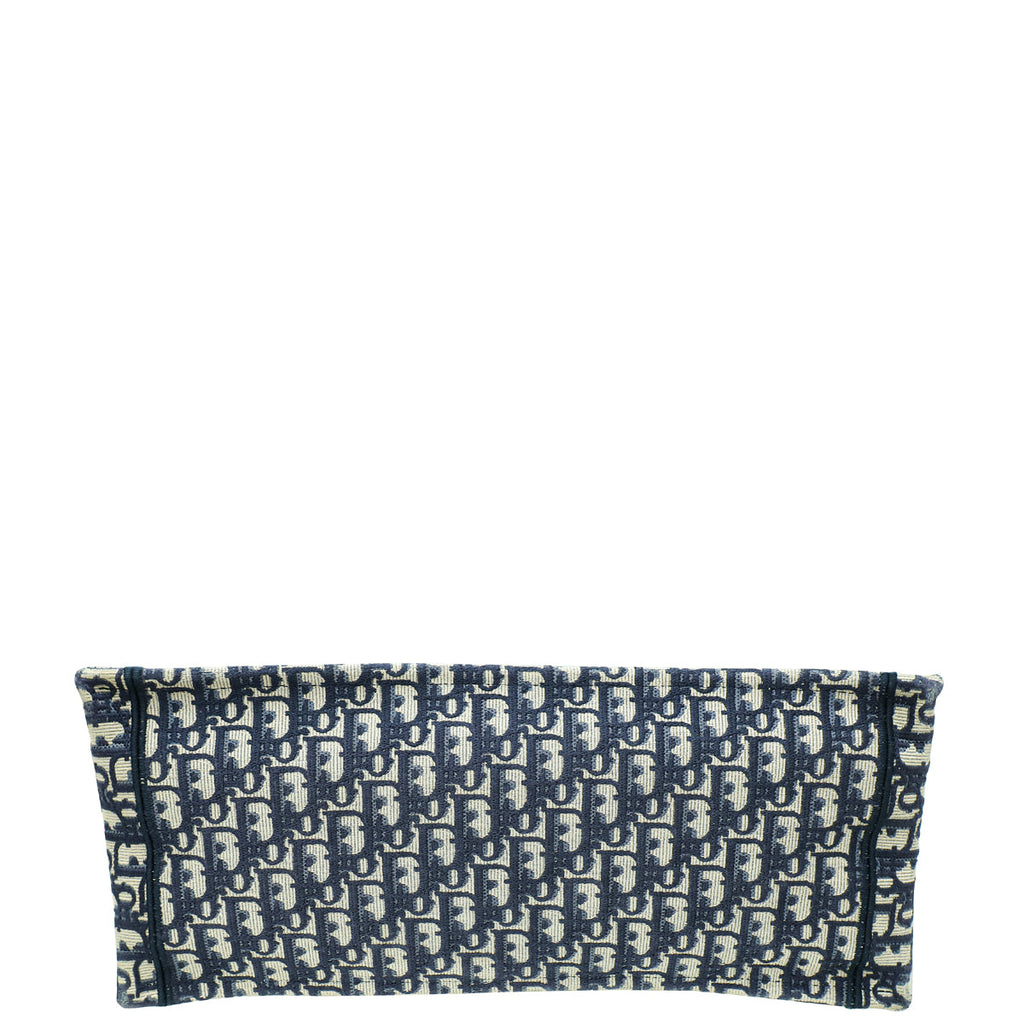 Christian Dior Navy Blue Oblique Book Tote Large Bag