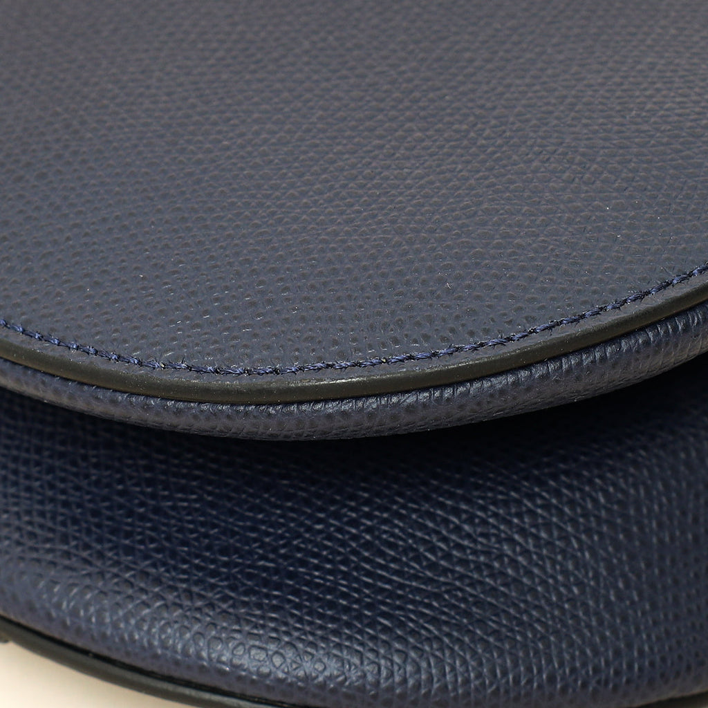 Christian Dior Navy Saddle Medium Bag