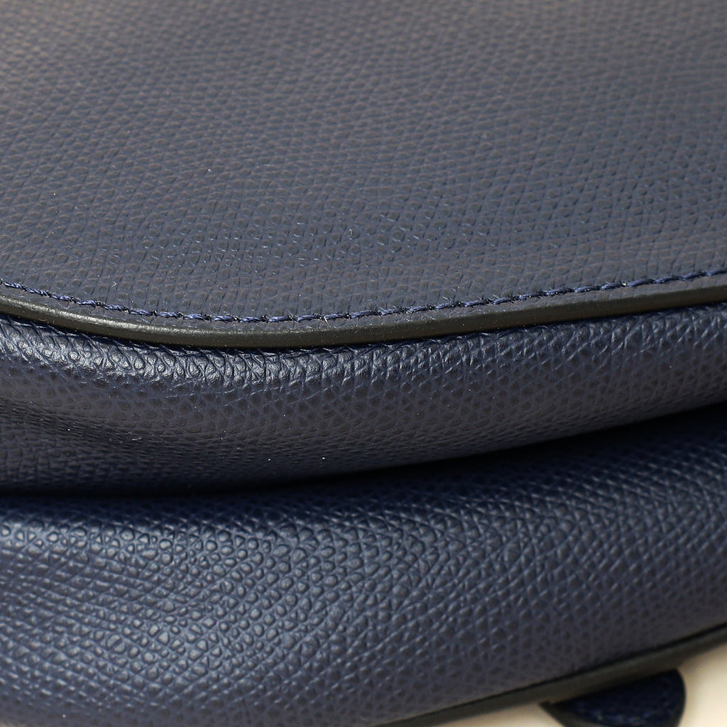 Christian Dior Navy Saddle Medium Bag
