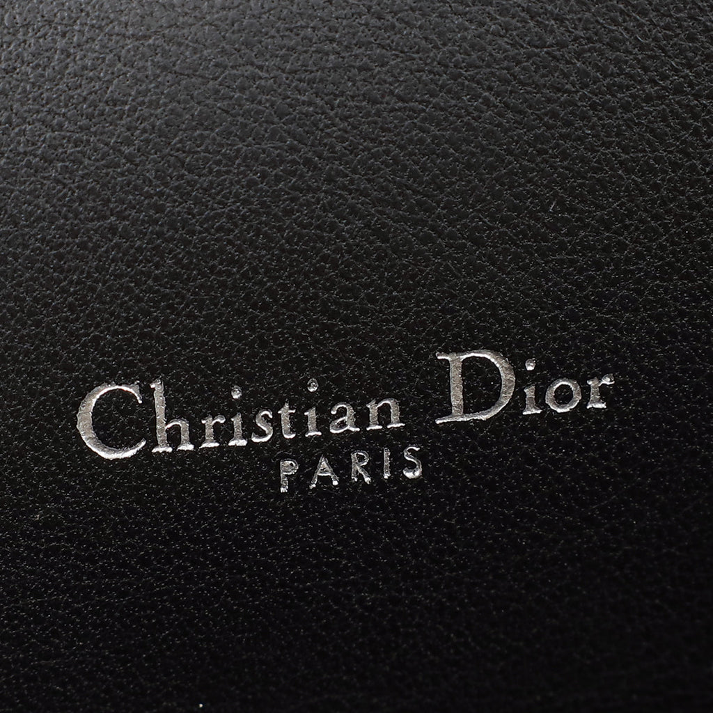 Christian Dior Black Diorever Wallet On Chain