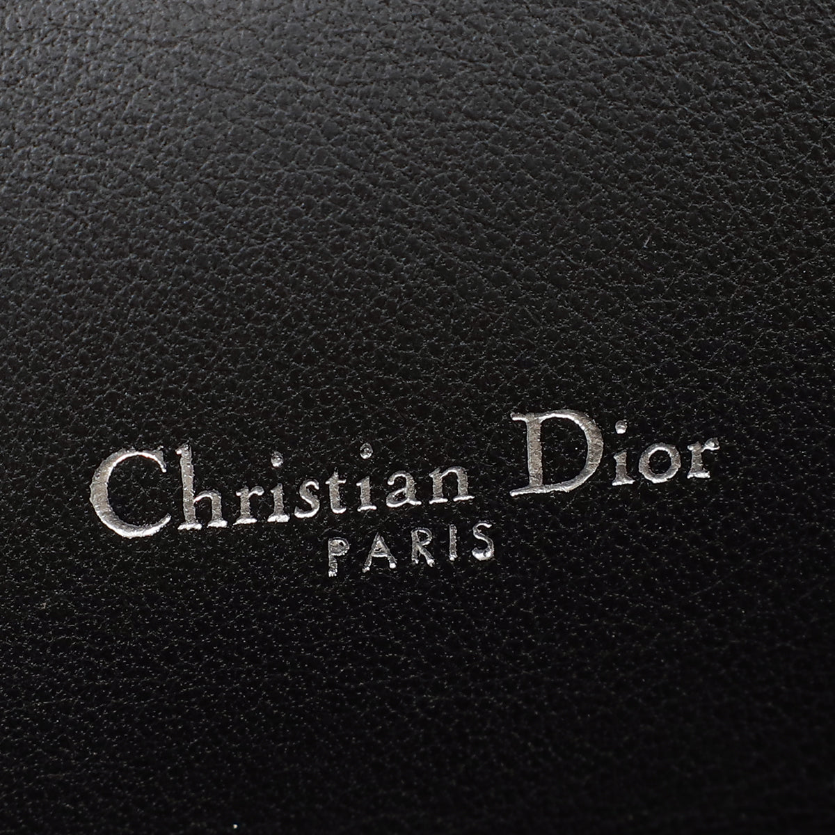 Christian Dior Black Diorever Wallet On Chain