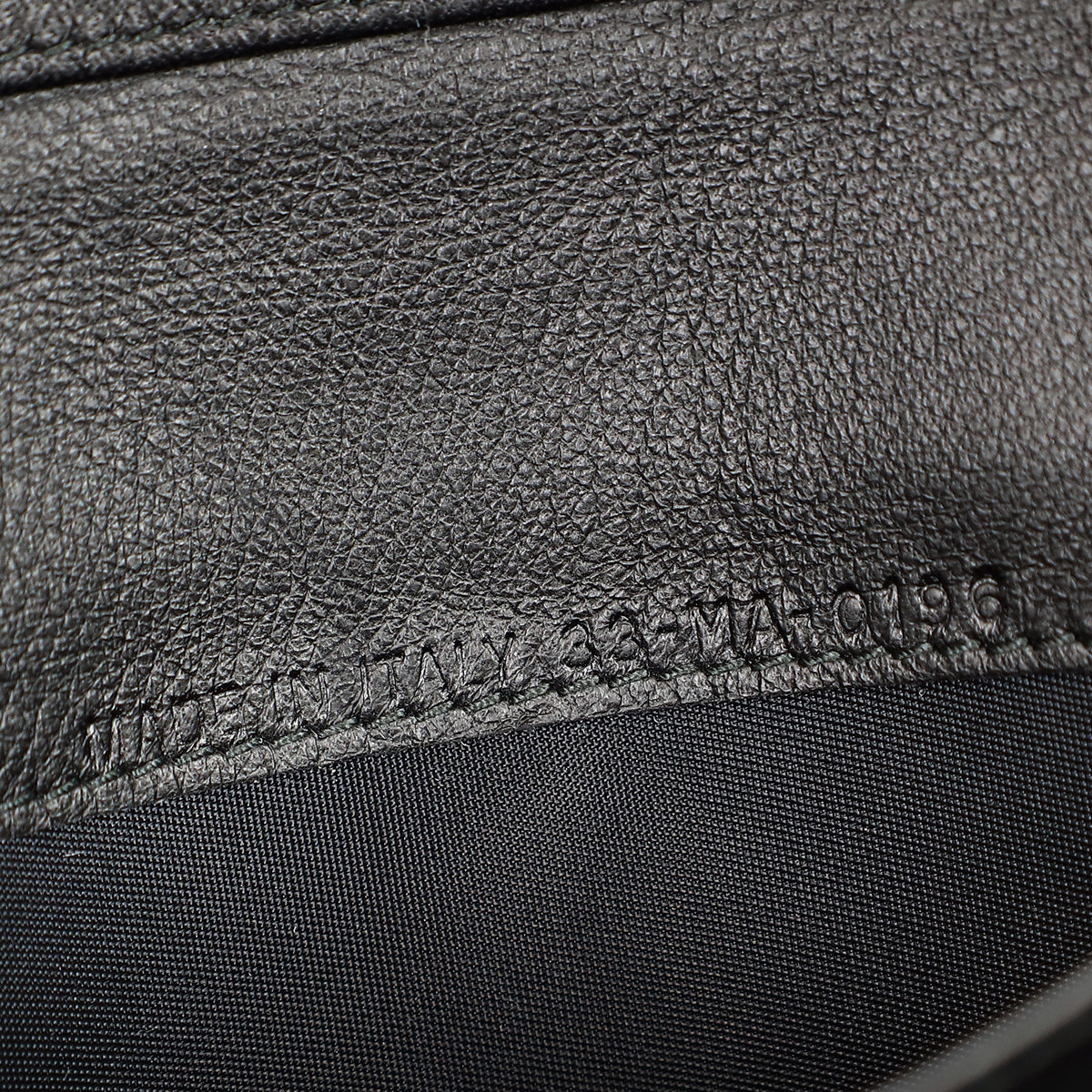 Christian Dior Black Diorever Wallet On Chain