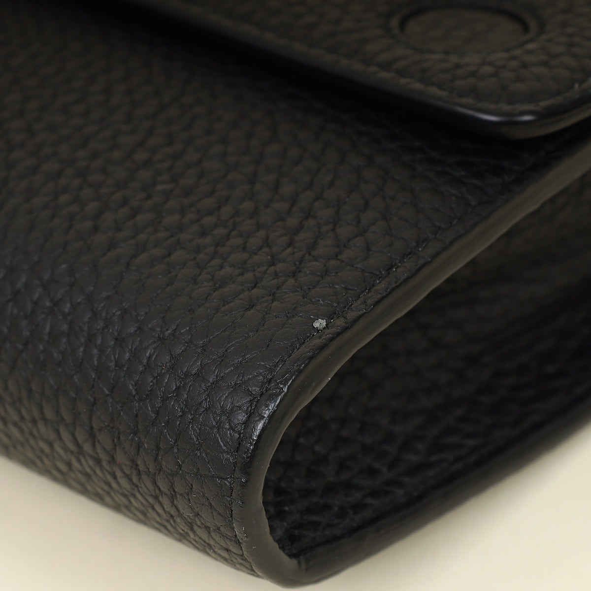 Christian Dior Black Diorever Wallet On Chain