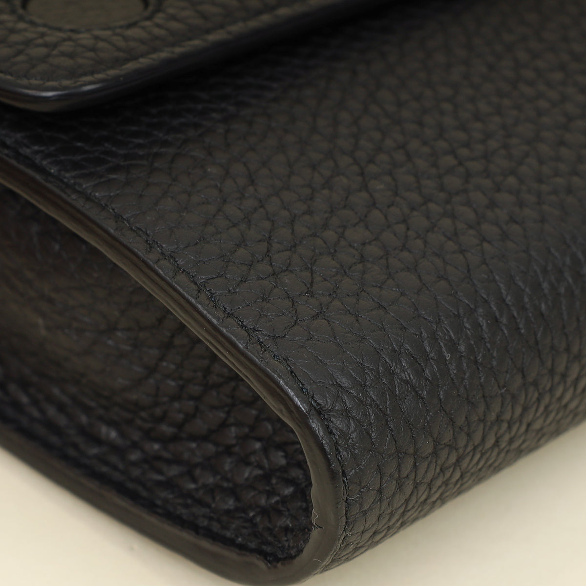 Christian Dior Black Diorever Wallet On Chain