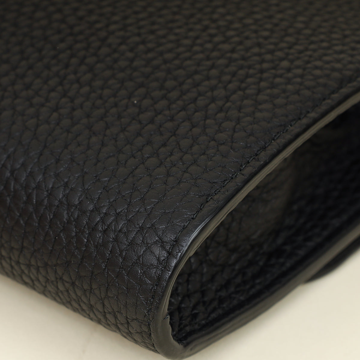 Christian Dior Black Diorever Wallet On Chain