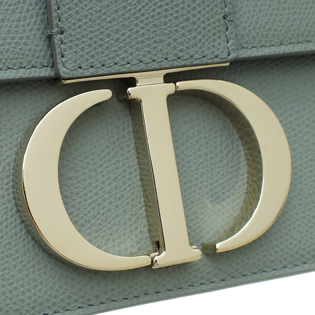 Christian Dior Grey 30 Montaigne Chain Shoulder Bag