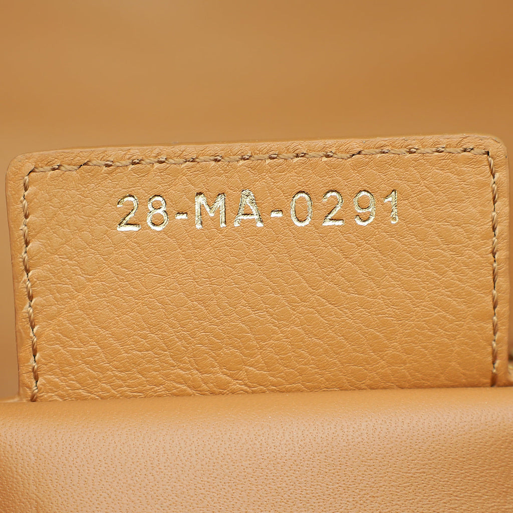 Christian Dior Caramel Caro Medium Bag