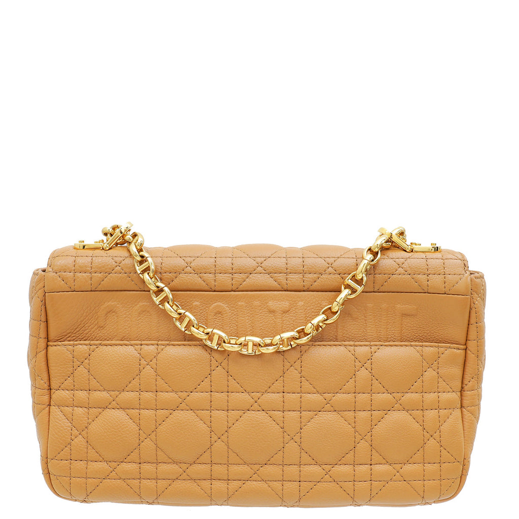 Christian Dior Caramel Caro Medium Bag