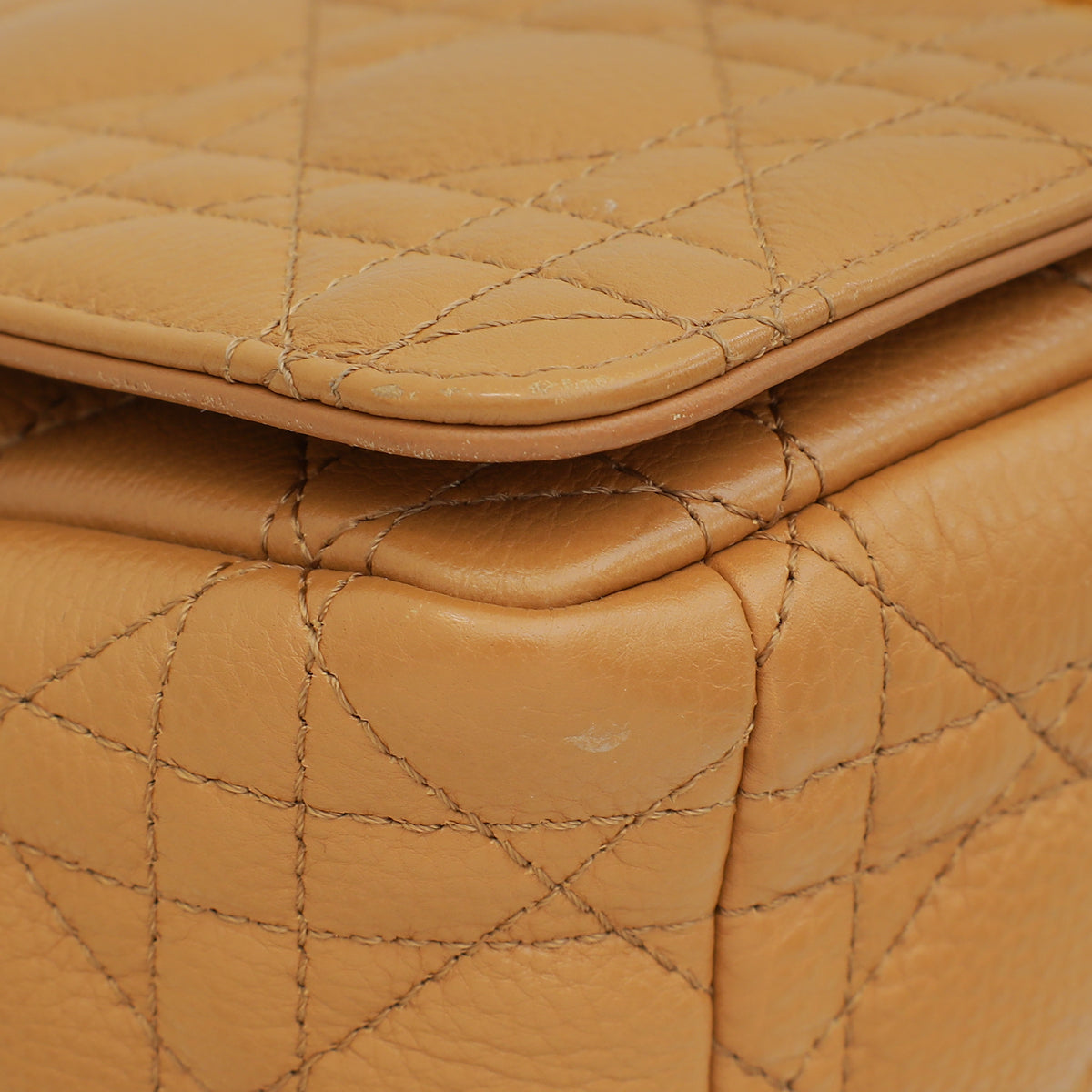 Christian Dior Caramel Caro Medium Bag