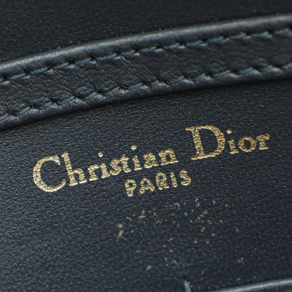 Christian Dior Champaign Diorama Microcannage Wallet On Chain