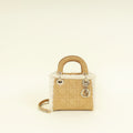 Christian Dior Beige Lady Dior Mini Bag
