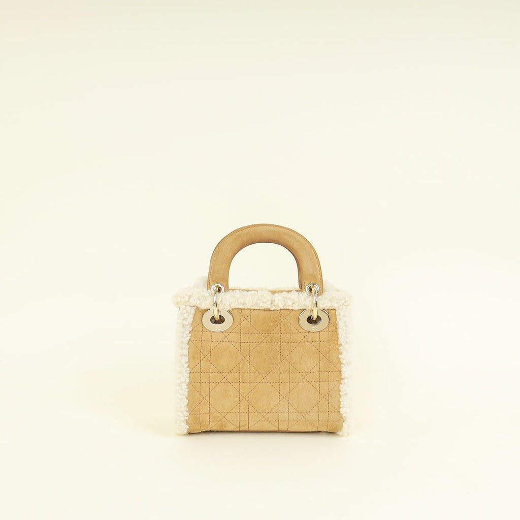 Christian Dior Beige Lady Dior Mini Bag