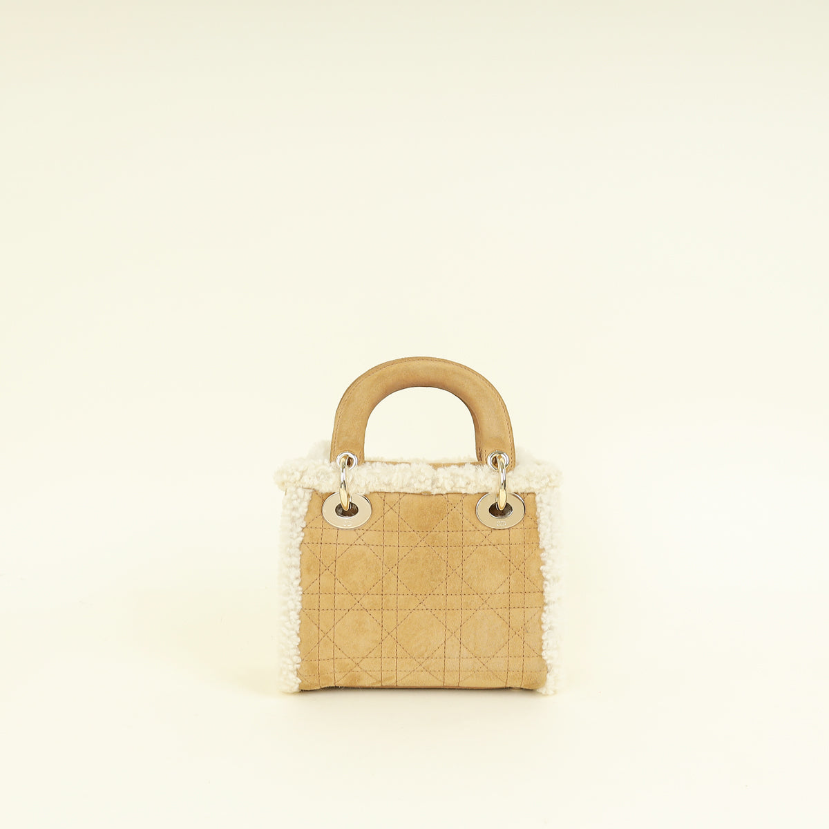 Christian Dior Beige Lady Dior Mini Bag