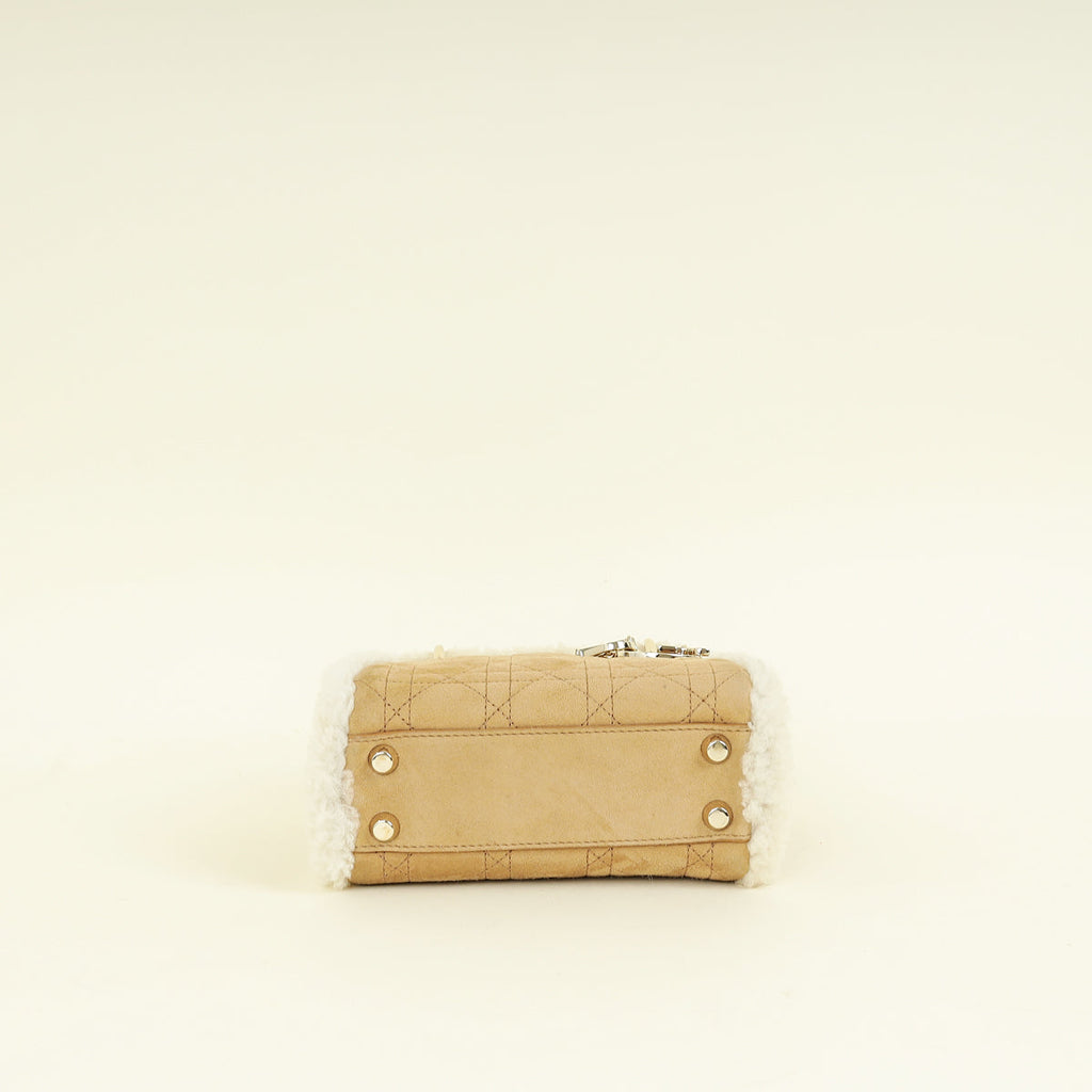 Christian Dior Beige Lady Dior Mini Bag