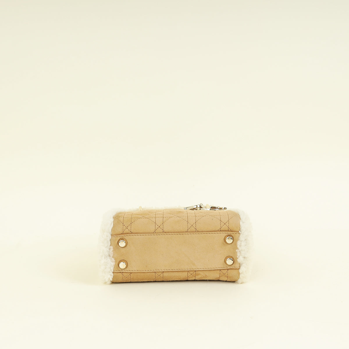 Christian Dior Beige Lady Dior Mini Bag
