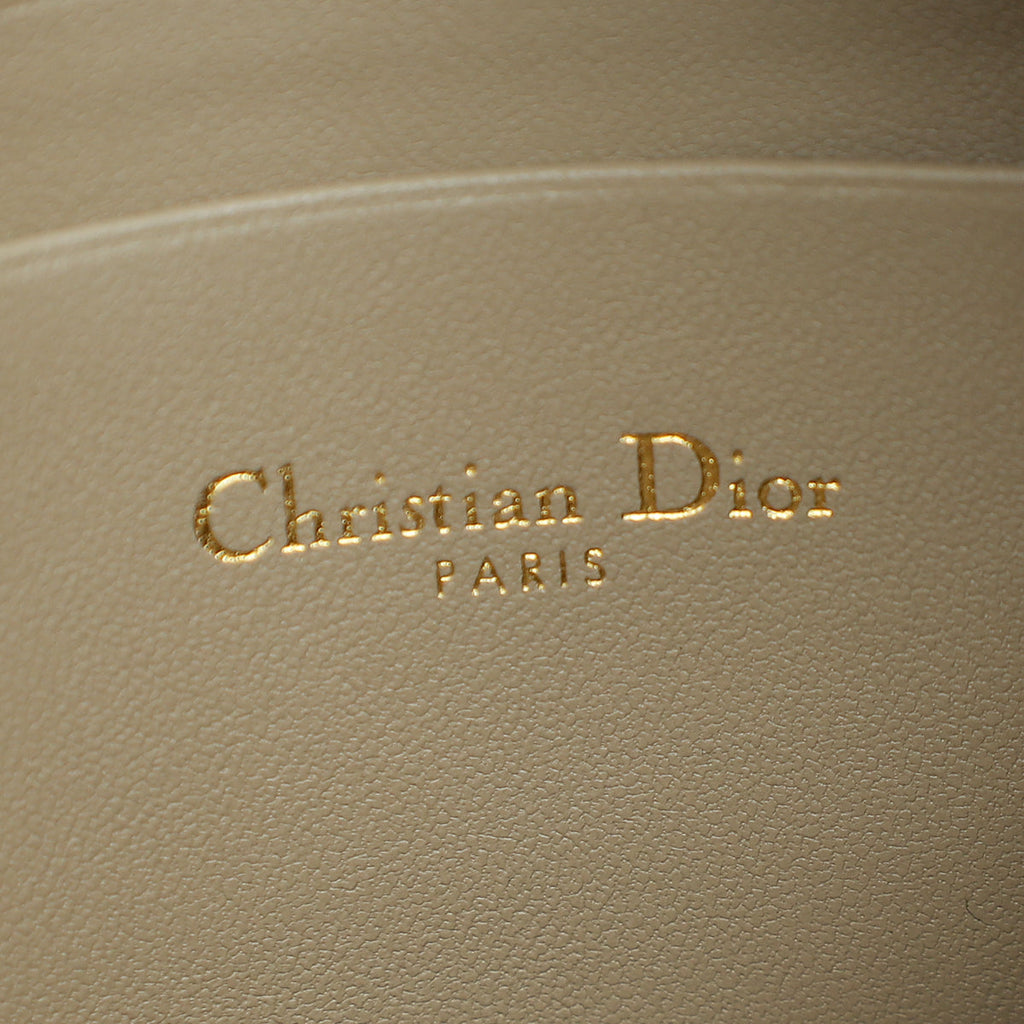 Christian Dior Sand Supple Caro Every Dior Cannage Pouch