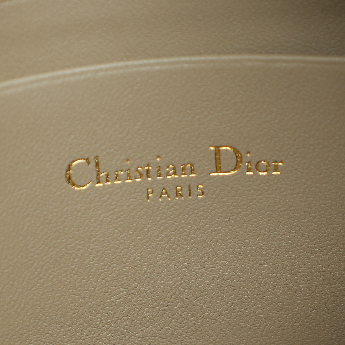 Christian Dior Sand Supple Caro Every Dior Cannage Pouch