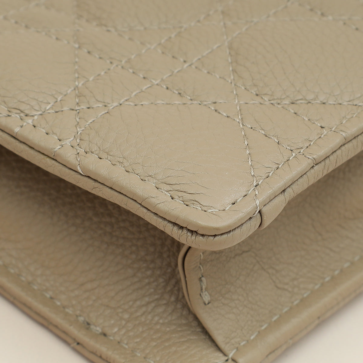 Christian Dior Sand Supple Caro Every Dior Cannage Pouch