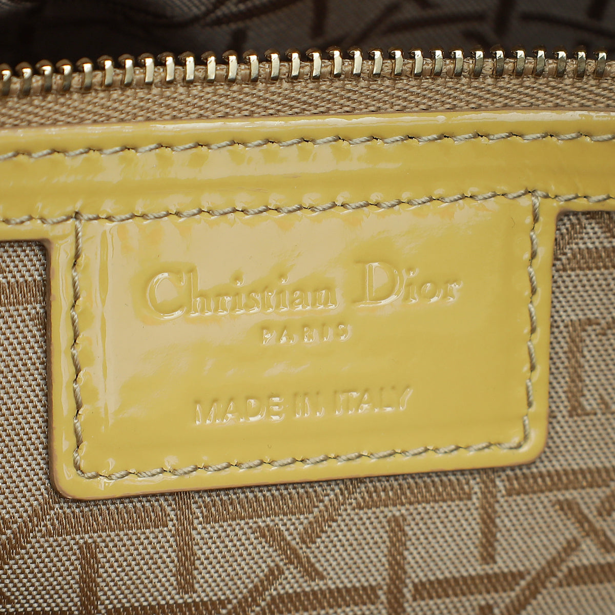 Christian Dior Beige Lady Dior Large Bag
