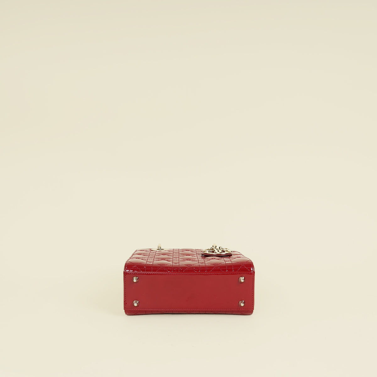 Christian Dior Cherry Red Lady Dior Small Bag