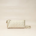 Christian Dior Dusty Ivory New Line Cannage Dior Club Bag