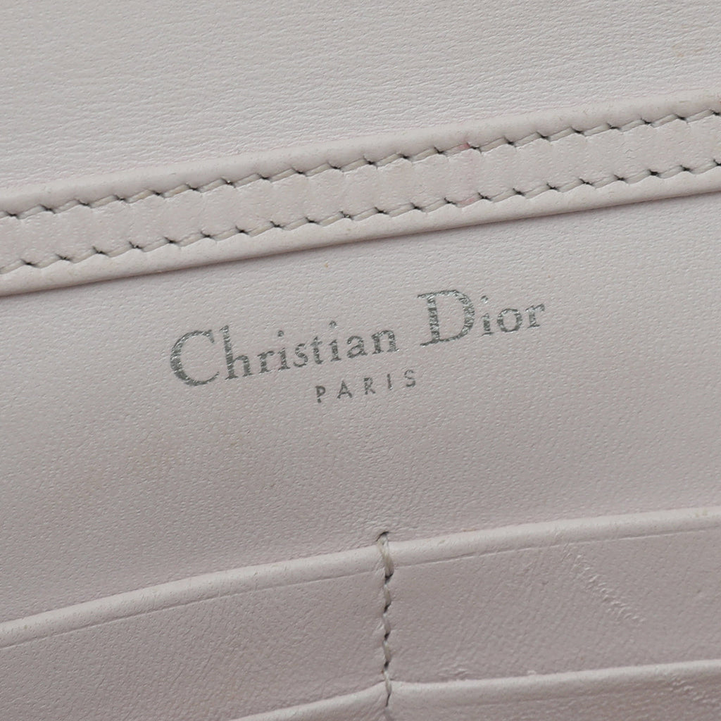 Christian Dior Light Pink Diorama Chain Clutch