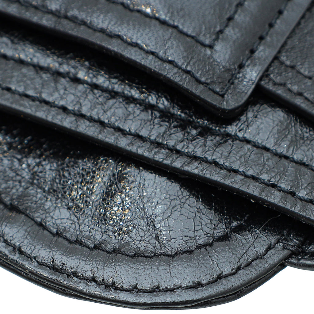 Christian Dior Black Saddle Belt Bag