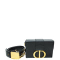 Christian Dior Black 30 Montaigne Box Shoulder Bag