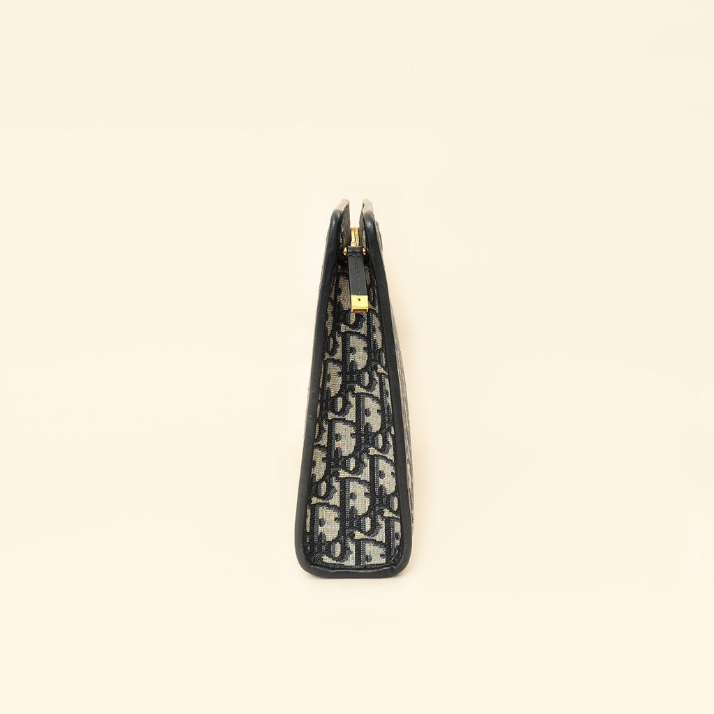 Christian Dior Navy Oblique 30 Montaigne Dea Pouch