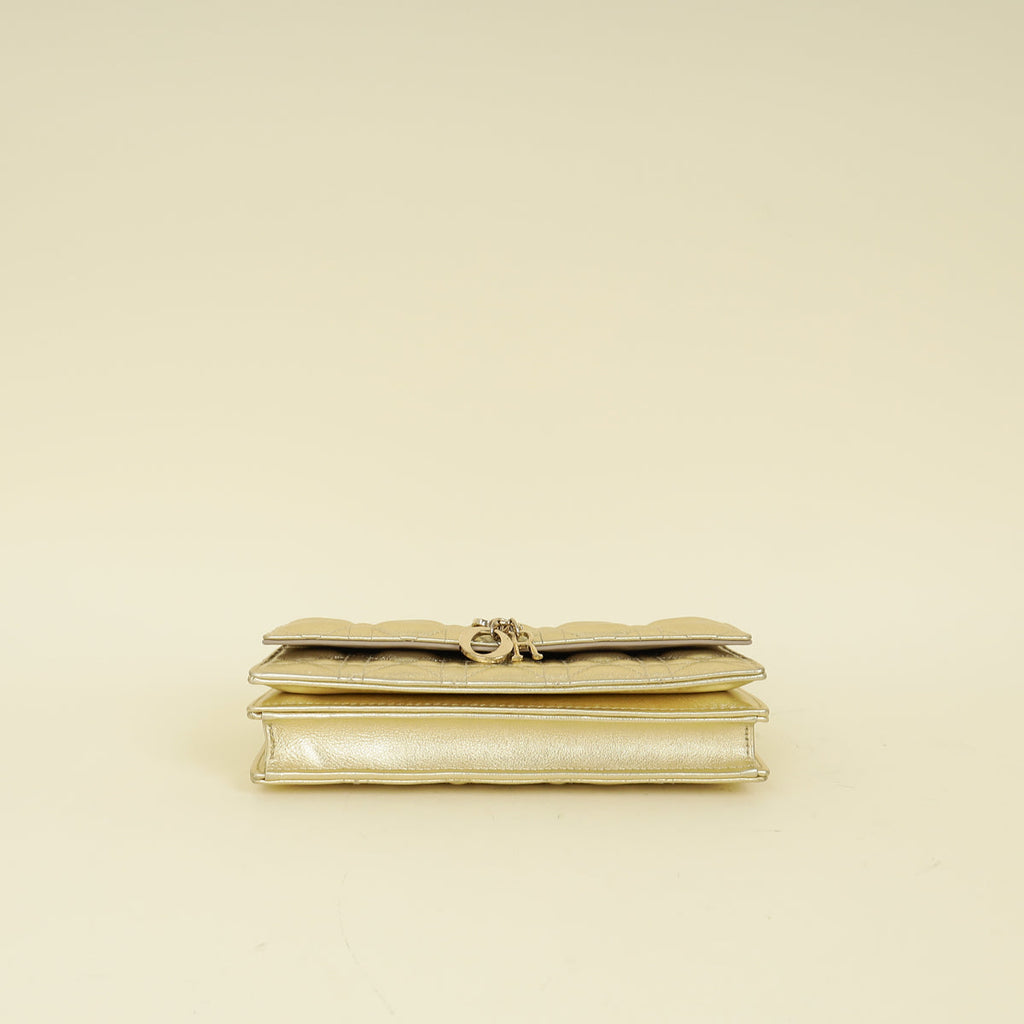 Christian Dior Metallic Gold My Dior Mini Bag