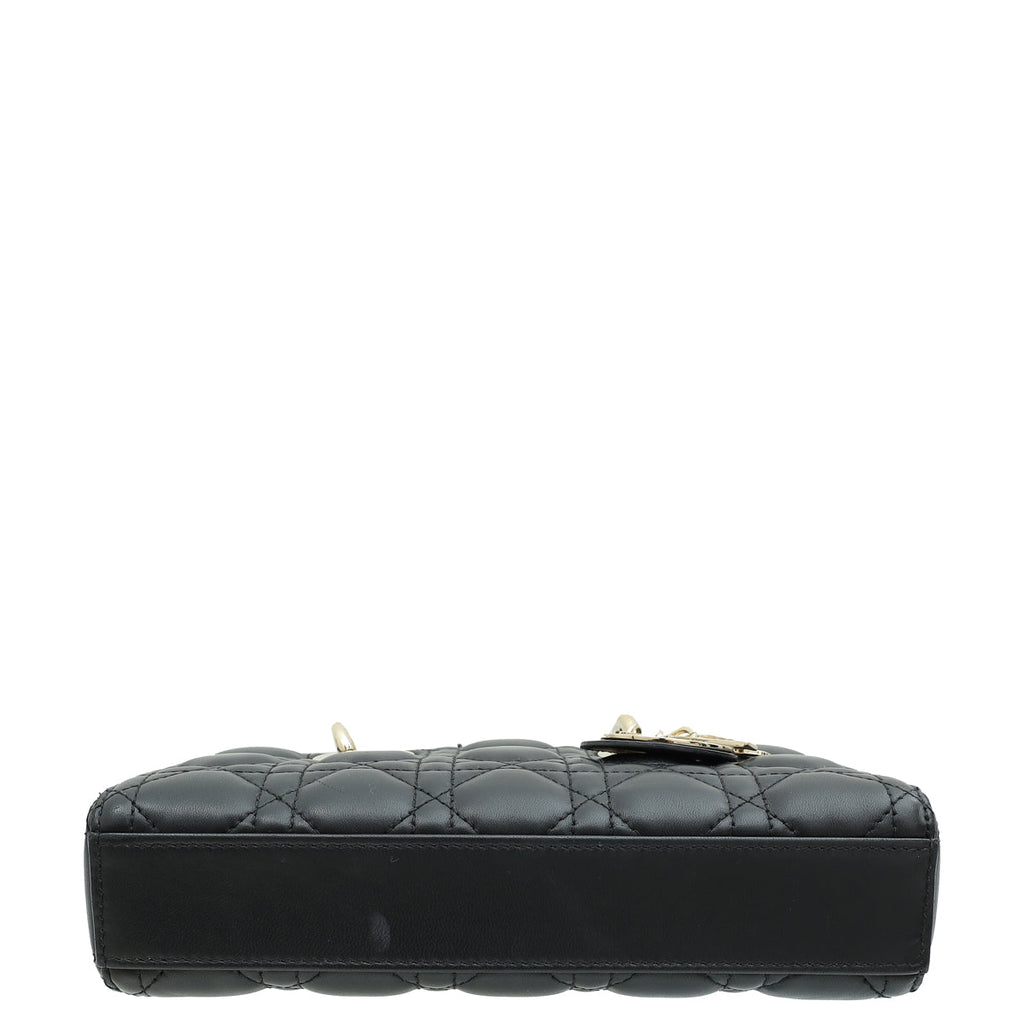 Christian Dior Black Cannage Lady D-Joy Small Bag