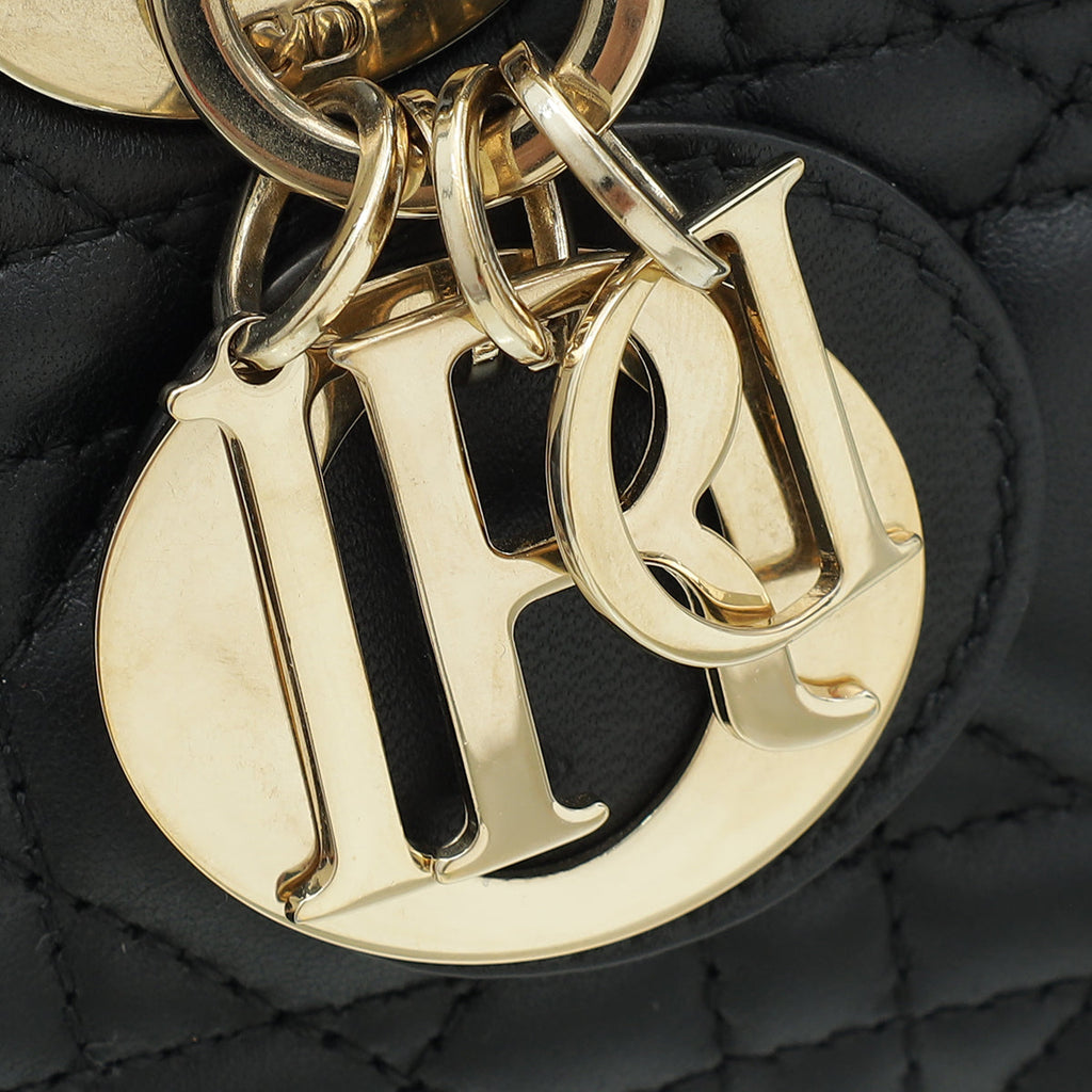 Christian Dior Black Cannage Lady D-Joy Small Bag