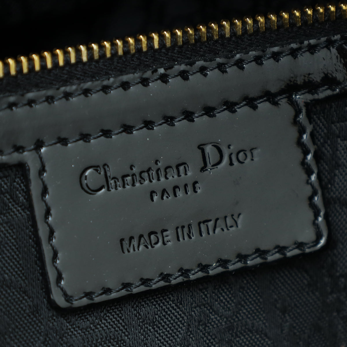 Christian Dior Black Lady Dior Large Bag