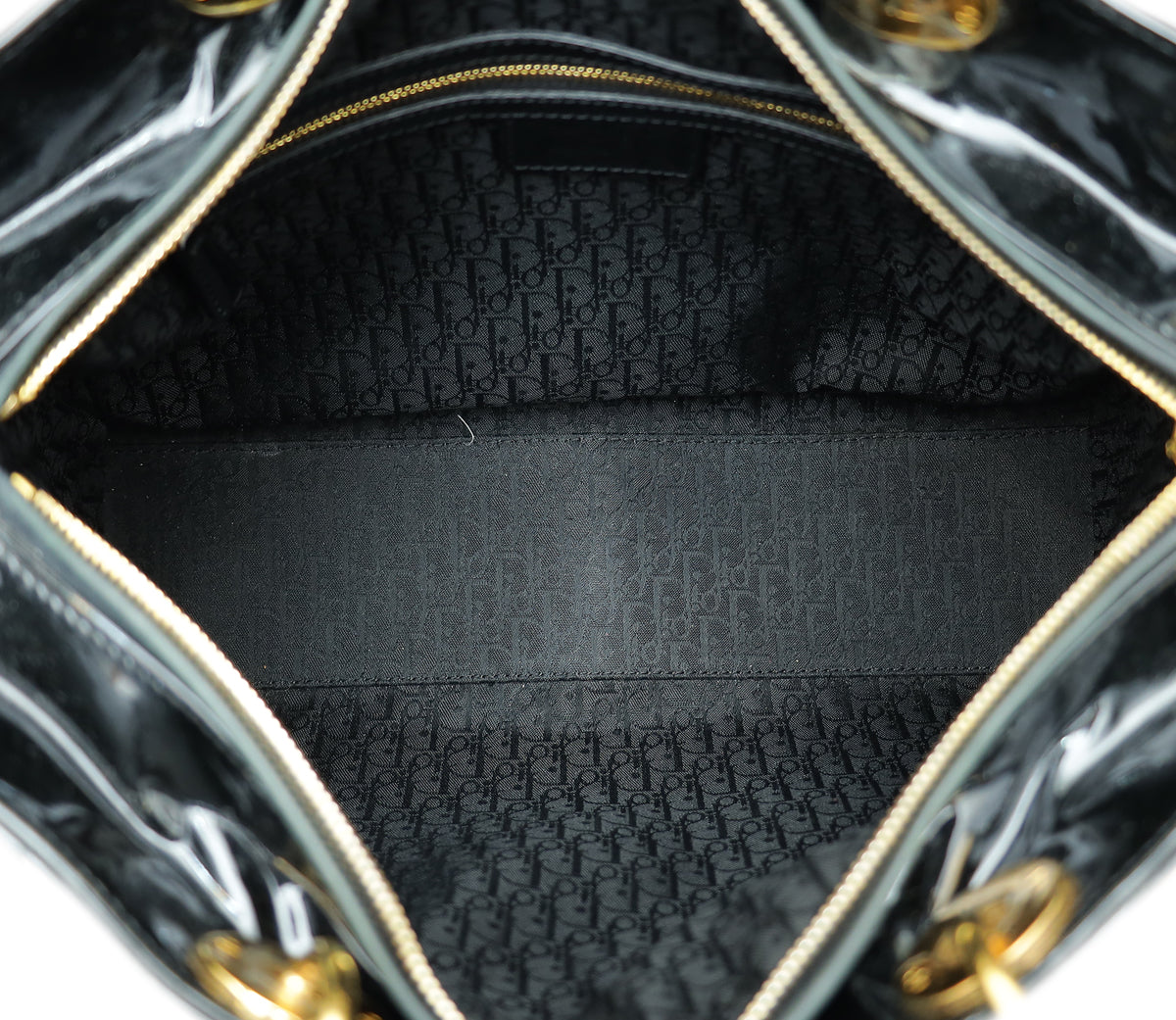 Christian Dior Black Lady Dior Large Bag