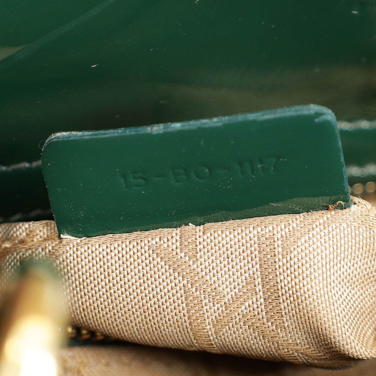 Christian Dior Green Mini Lady Dior Chain Bag