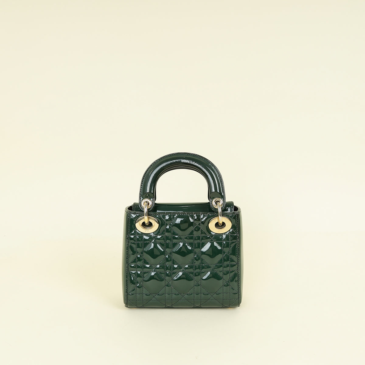 Christian Dior Green Mini Lady Dior Chain Bag